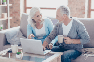 Online fun in retirement